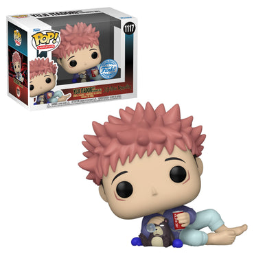 Funko Pop Animation Jujutsu Kaisen - Yuji Itadori with Tsukamoto Doll #1117 Vinyl Figure FUNKO
