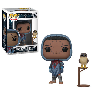 Funko POP! Games: Destiny Hawthorne with Hawk Collectible Figure, Multicolor FUNKO