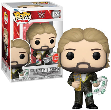 Funko WWE Wrestling POP! WWE "Million Dollar Man" Ted DiBiase Exclusive Vinyl Figure #124 [Diamond Collection] FUNKO