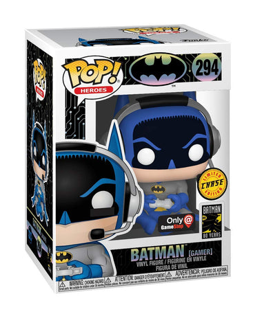 Funko Pop! DC Gamer Batman Sitting Chase Exclusive FUNKO