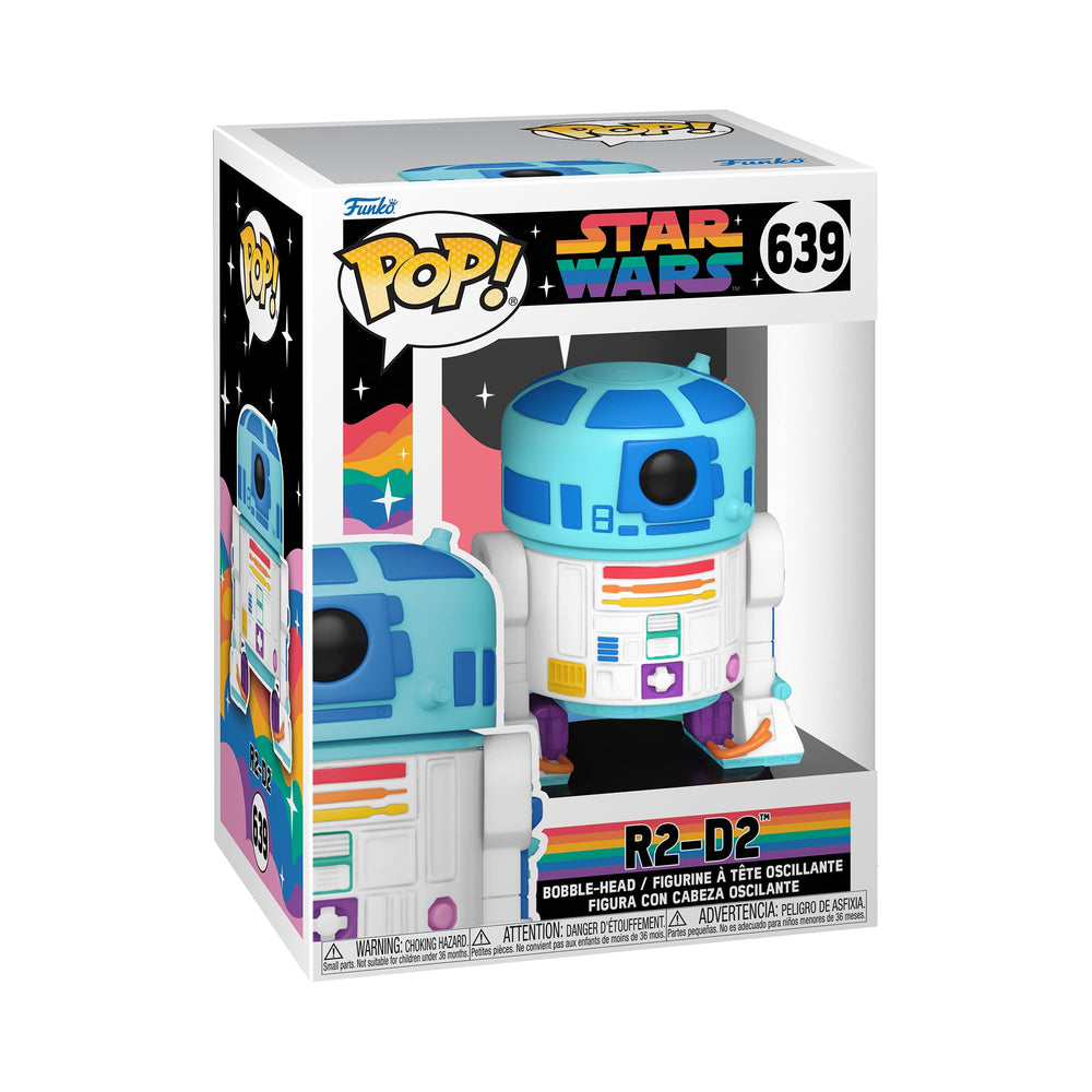 Funko POP! Star Wars: Pride 2023- R2-D2 - Collectable Vinyl Figure - Gift Idea - Official Merchandise - for Kids & Adults - Movies Fans - Model Figure for Collectors and Display FUNKO