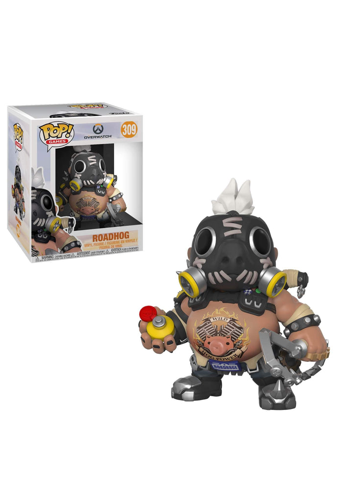 Funko Pop Games: Overwatch-6” Road Hog 6” Roadhog, Multicolor FUNKO