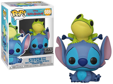 Funko pop Lilo and Stitch Stitch with Frog FUNKO