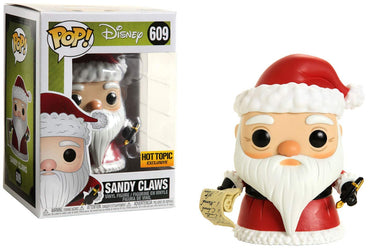 Nightmare Before Christmas Funko POP! Disney Sandy Claws Exclusive Vinyl Figure #609 FUNKO