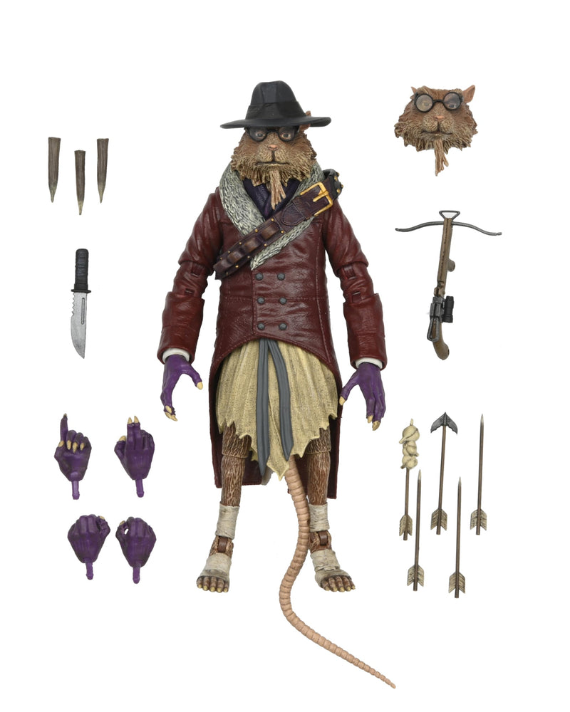 NECA - Universal Monsters vs TMNT - Splinter As Van Helsing Ultimate 7" Action Figure FIGURE