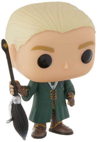Funko - Harry Potter-Draco Malfoy Quidditch Figurine, Multicoloured, 6881 FUNKO