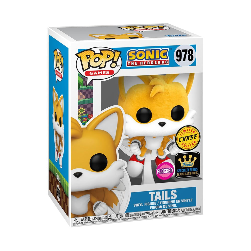 Funko POP! Games Sonic the Hedgehog Tails Chase Variant Specialty Series Figure FUNKO