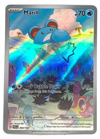 Pokemon - Marill 204/193 - Paldea Evolved - Illustration Rare - Alternate Art Card