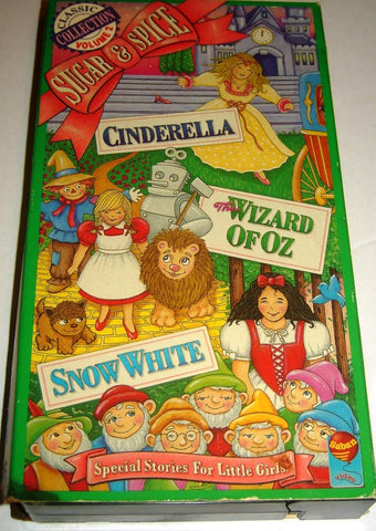 Sugar & Spice Classic Collection: Cinderella, Snow White & Wizzard of Oz (Vol.2) [VHS] VHS