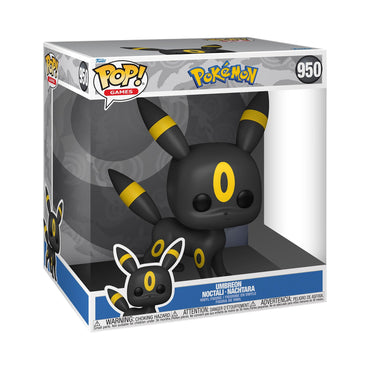 Funko POP! Jumbo: Pokemon - Umbreon - Collectible Miniatures for Display - Gift Idea - Official Merchandise - Toys For Children And Adults - Fans De Video Games FUNKO