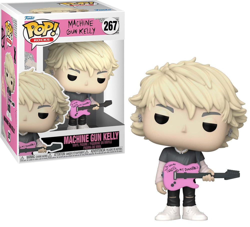 Funko Pop! Music: Machine Gun Kelly - Tickets to My Downfall, Multicolor, Vinyl Figure, 3.91-Inch Tall FUNKO
