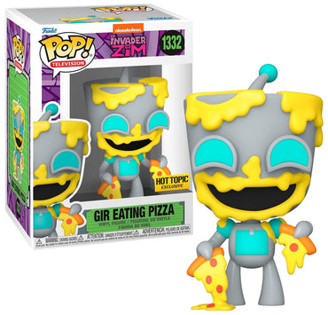 Funko Pop! Television: Invader Zim - Gir Eating Pizza (Special Edition) #1332 Vinyl Figure FUNKO