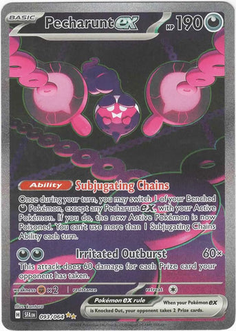 Pokemon  Pecharunt ex 093/064 - Shrouded Fable  Special Illustration Rare SIR  Single Card