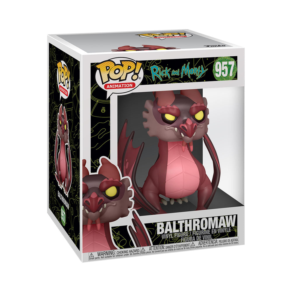 Funko POP Super: Rick & Morty - 6 Inch Balthromaw Collectible Vinyl Figure, Multicolor (55251) FUNKO