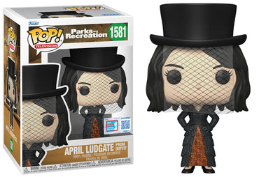 Funko Pop! Television Parks and Recreation April Ludgate in Prom Outfit, Vinyl Figure #1581, Fall Convention Limited Edition FUNKO