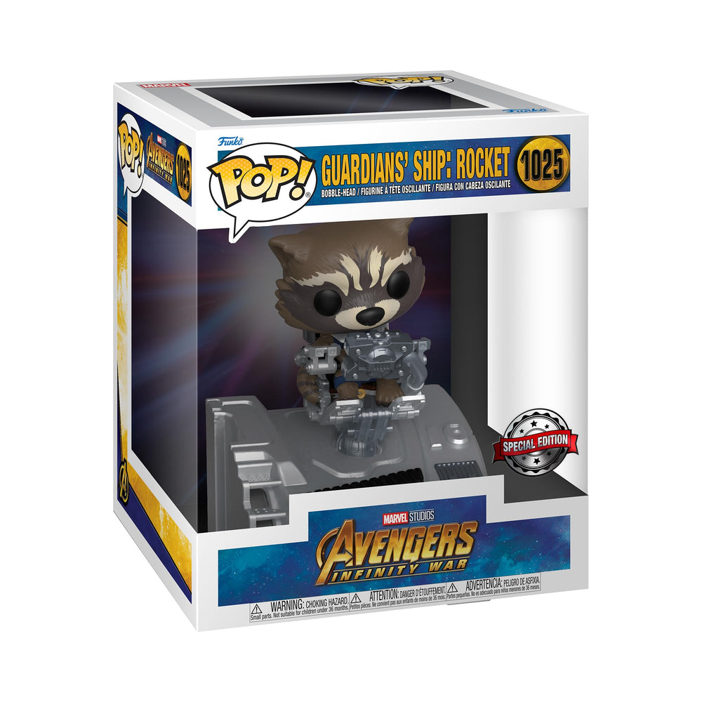 Funko Pop! Deluxe: Marvel - Guardians of The Galaxy Ship - Rocket Raccoon - Avengers - Collectible Vinyl Figure - Gift Idea - Official Products - Toys for Kids and Adults FUNKO