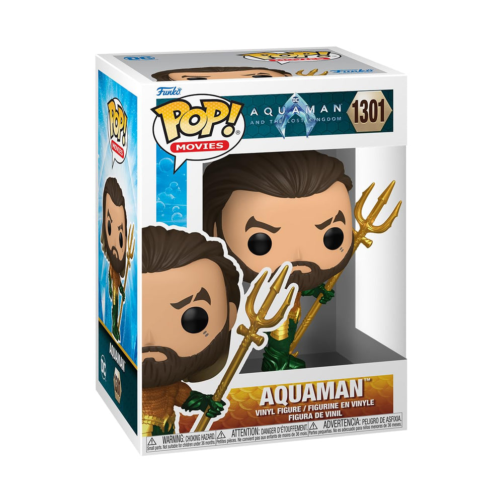 Funko POP! Movies: DC - Aquaman Hero Suit - Collectable Vinyl Figure - Gift Idea - Official Merchandise - for Kids & Adults - Movies Fans - Model Figure for Collectors and Display FUNKO