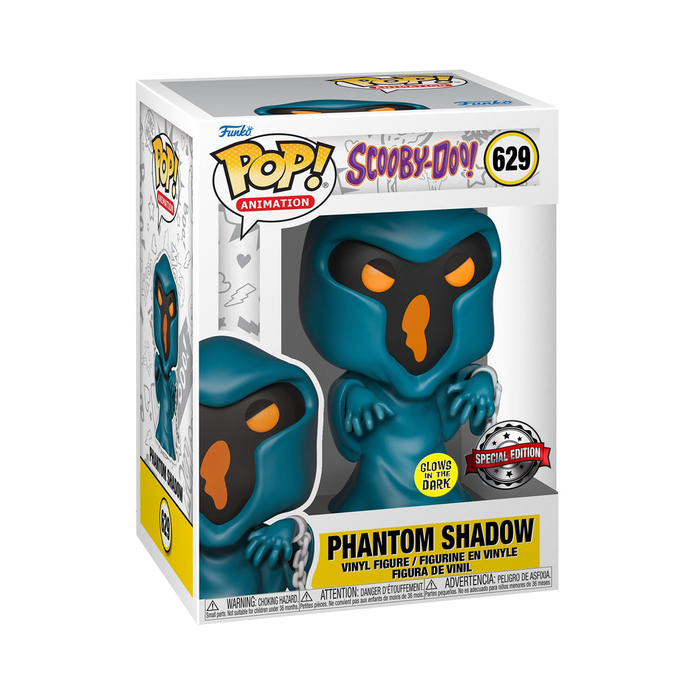 Funko POP! Animation Scooby Doo: Glow in The Dark Phantom Shadow Gemini Collectibles Exclusive Vinyl Figure FUNKO
