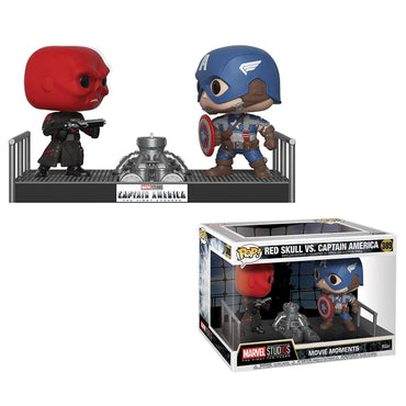 Funko Pop Movie Moments: Marvel- Captain America and Red Skull Collectible Figure, Multicolor