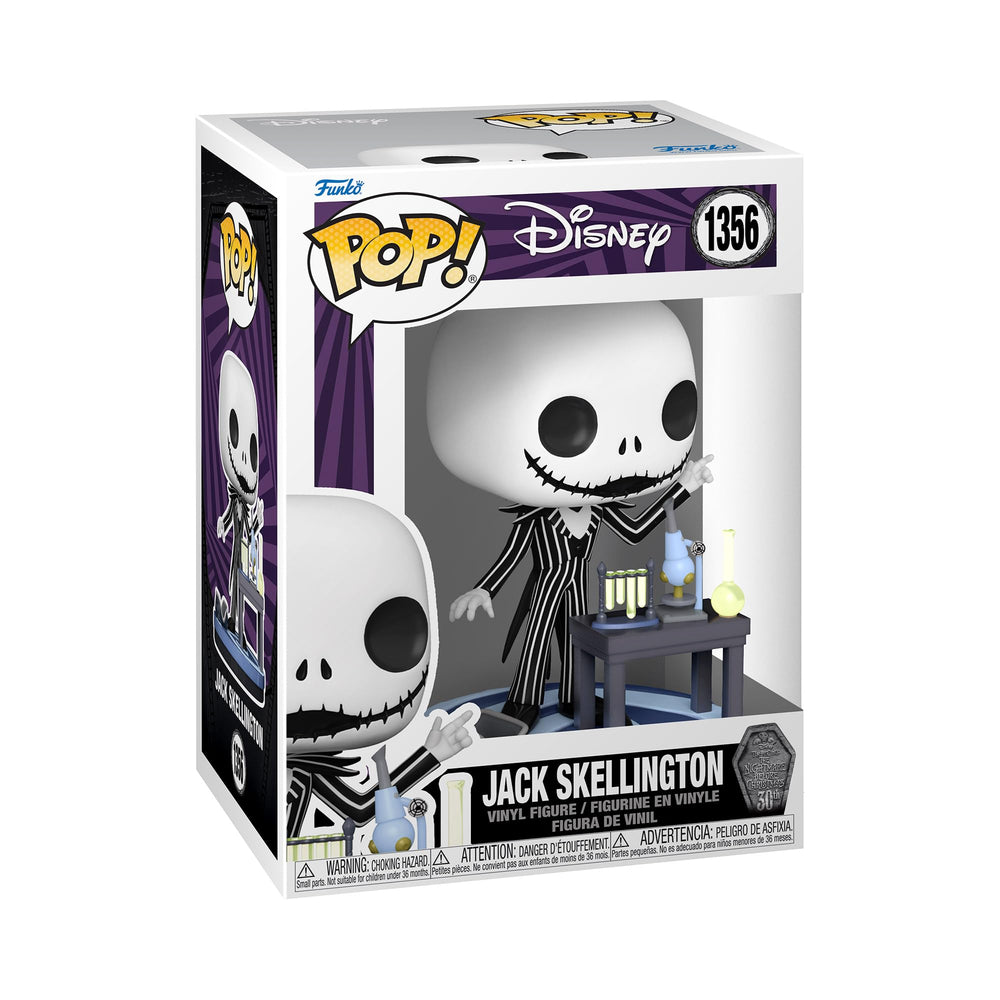 Funko POP! Disney: The Nightmare Before Christmas 30th - Jack Skellington - (lab) - Collectable Vinyl Figure - Gift Idea - Official Merchandise - for Kids & Adults - Movies Fans FUNKO