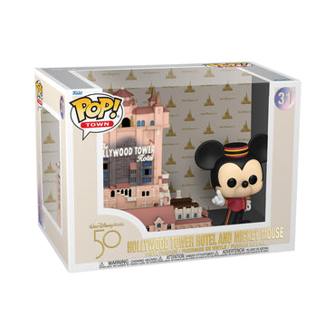 Funko Pop! Town: Walt Disney World 50th Anniversary - Tower of Terror with Mickey FUNKO