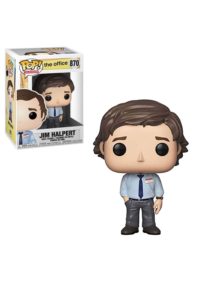 Funko Pop TV: The Office - Jim Halpert - 1/6 Chance of Rare Chase Variant - Collectable Vinyl Figure - Gift Idea - Official Merchandise - Toys for Kids & Adults - Comedy Fans FUNKO