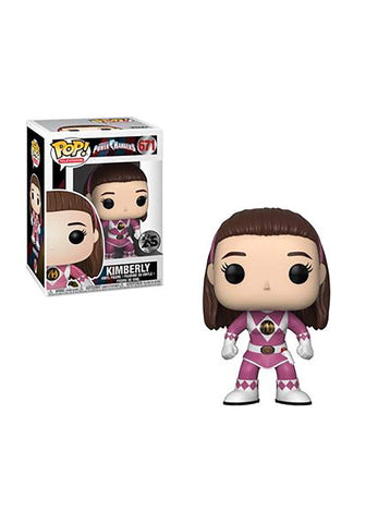 Funko Pop Television: Power Rangers - Pink Ranger (No Helmet) Collectible Figure, Multicolor FUNKO