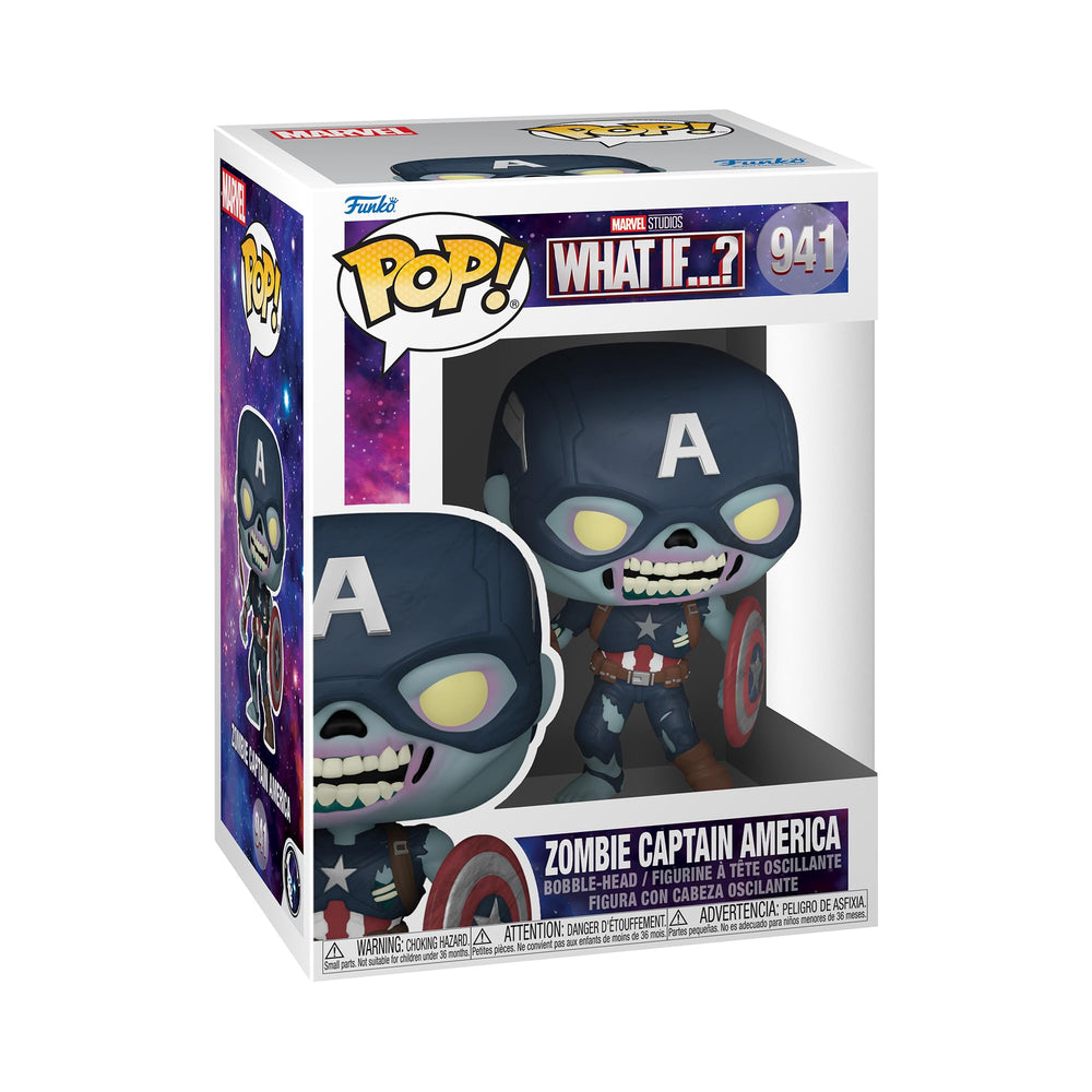 Funko POP! Marvel: What If - Zombie Captain America FUNKO