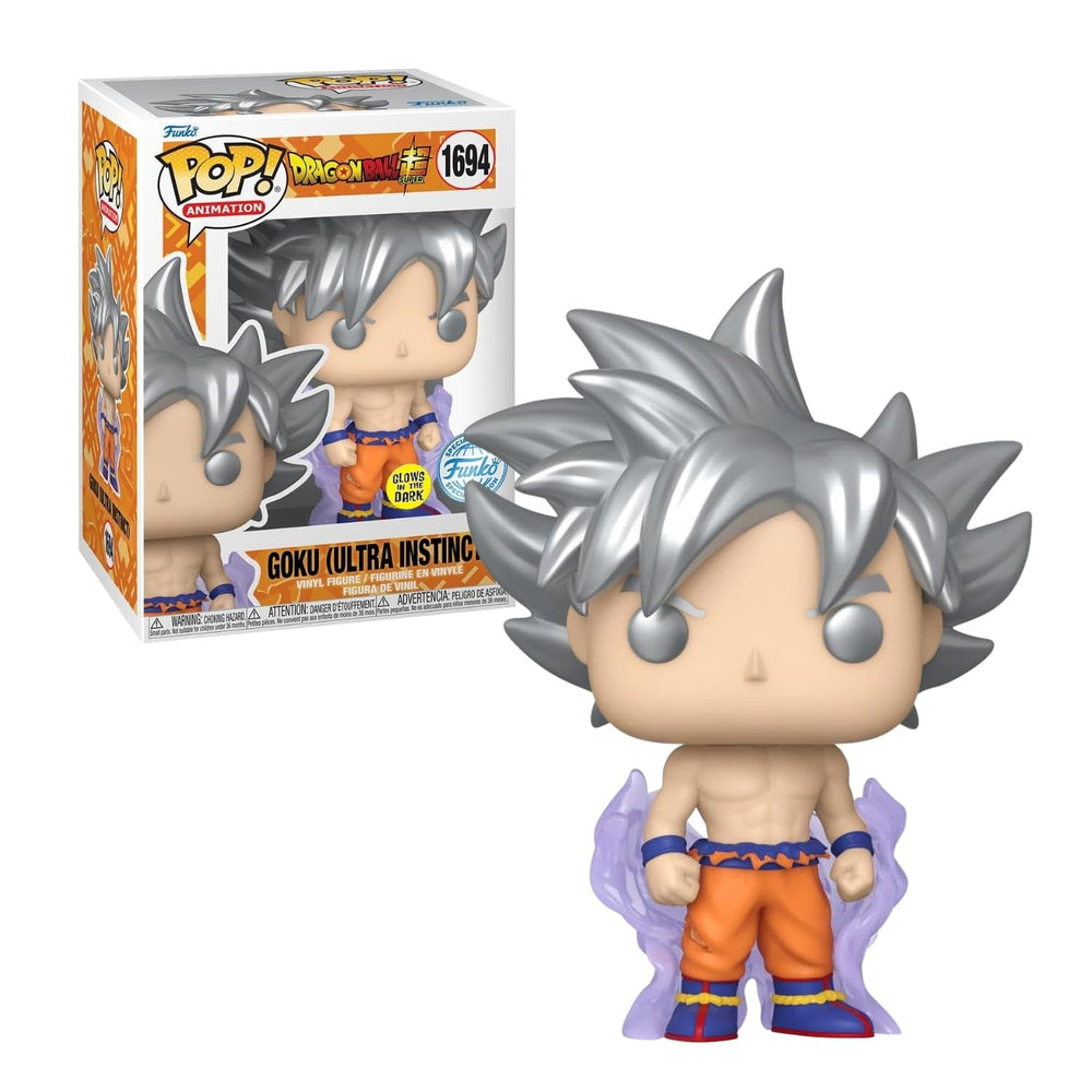 Funko Pop Goku (Ultra Instinct) Glows in The Dark Special Edition 1694 FUNKO