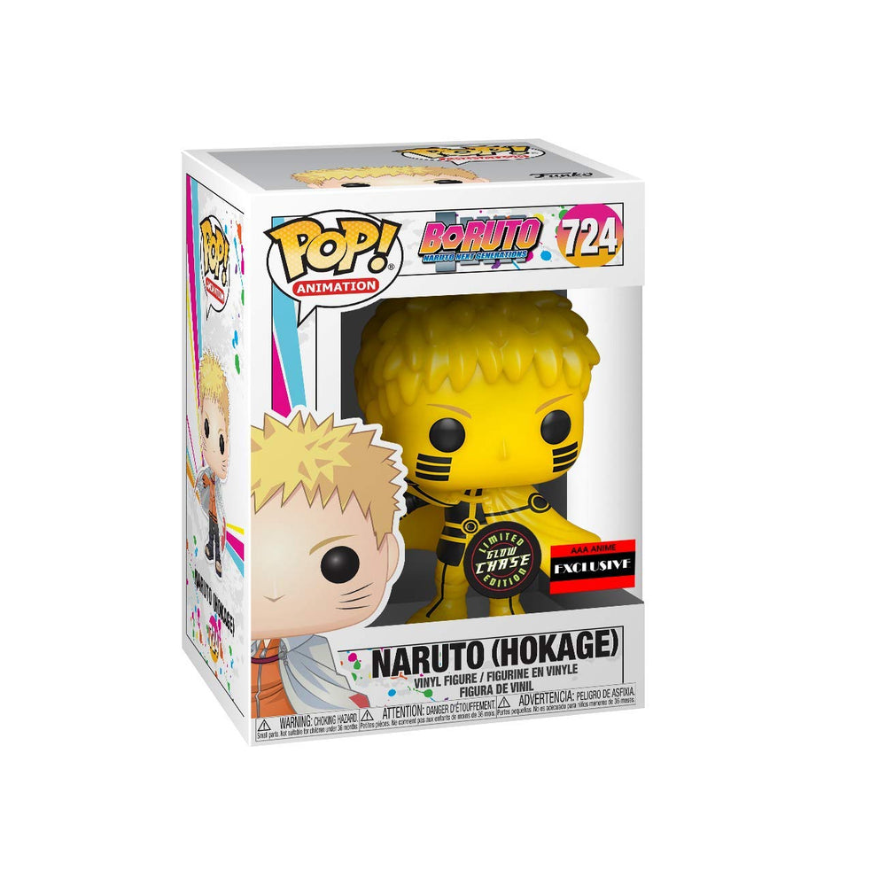 Funko Pop Boruto Naruto Uzumaki (Hokage) Tailed Beast Mode GITD Chase Figure (AAA Anime Exclusive) FUNKO