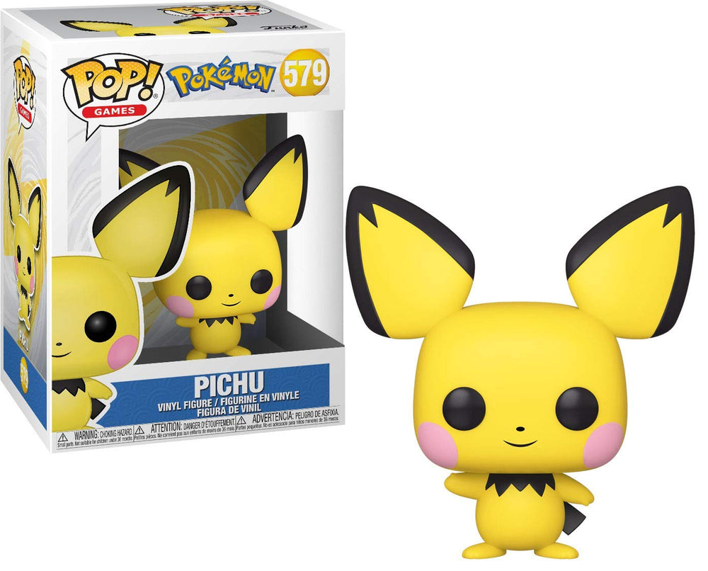Funko Pop! Games: Pokemon - Pichu, Multicolor,3.75 inches FUNKO