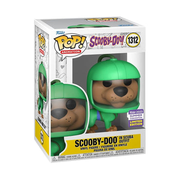 Funko Pop! Scooby-Doo in Scuba Outfit Summer Convention Exclusive Multicolor Figure #1312 FUNKO