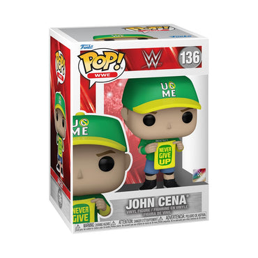 Funko POP! WWE: John Cena - (Never Give up) - Collectable Vinyl Figure - Gift Idea - Official Merchandise - for Kids & Adults - Sports Fans - Model Figure for Collectors and Display FUNKO
