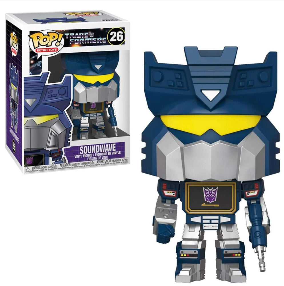 Funko Pop! Retro Toys: Transformers - Soundwave, Multicolour FUNKO