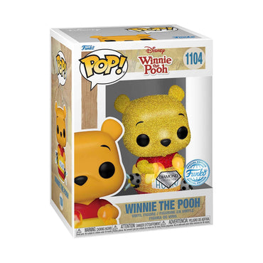 Funko Pop! Disney: Winnie The Pooh with Honeypot *Diamond Glitter* (Hot Topic Exclusive), 76873 FUNKO