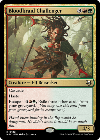 Bloodbraid Challenger [Modern Horizons 3 Commander] Magic: The Gathering