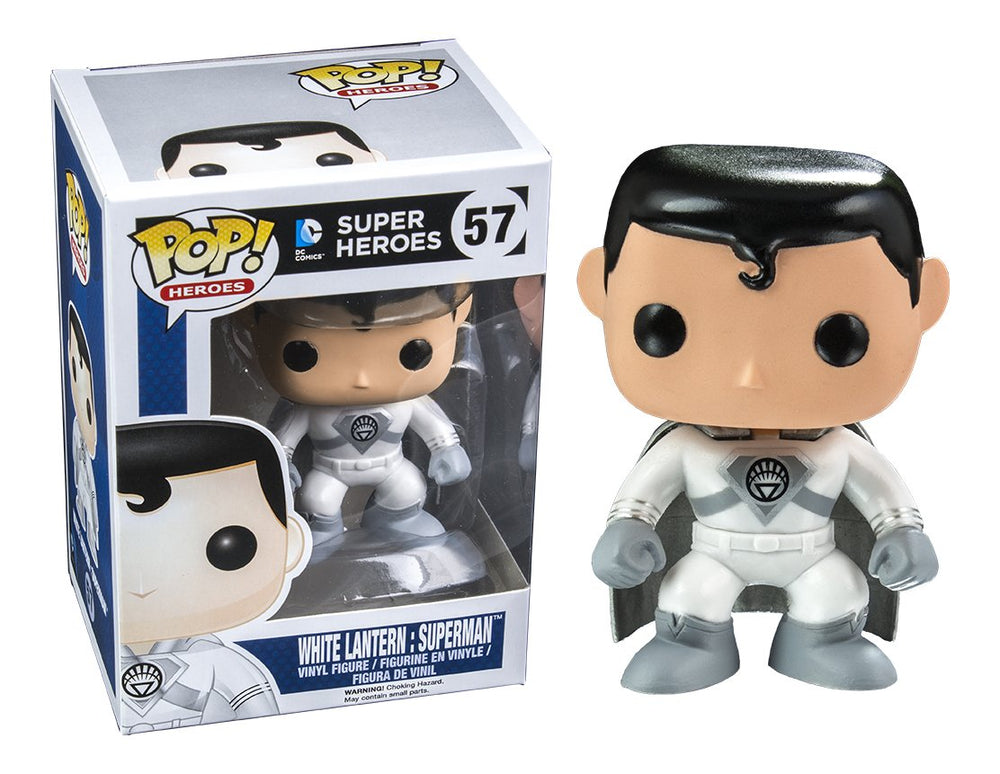 Funko Pop! DC Heroes #57 Exclusive White Lantern Superman FUNKO
