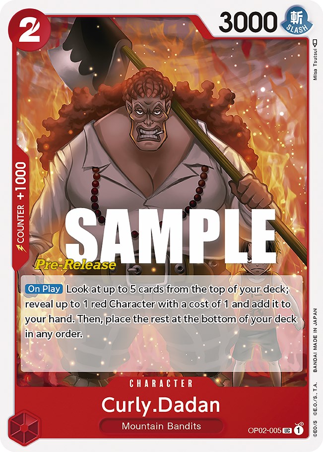 Curly.Dadan [Paramount War Pre-Release Cards] Bandai