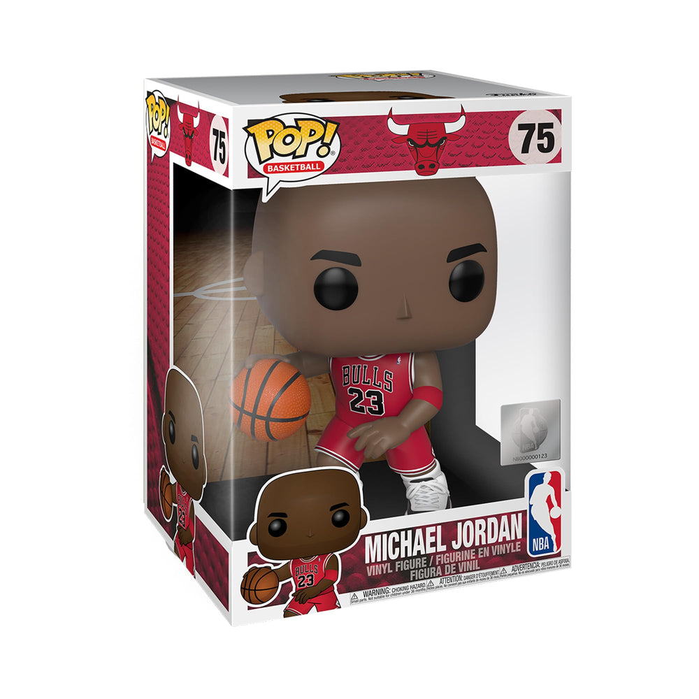 Funko Pop! NBA: Bulls - 10" Michael Jordan (Red Jersey) FUNKO