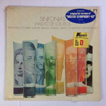 Waldo De Los Rios: Sinfonias (Beethoven, Schubert, Mozart, Brahms, Dvorak, Haydn, Tchaikovsky, Mendelssohn) VINYL