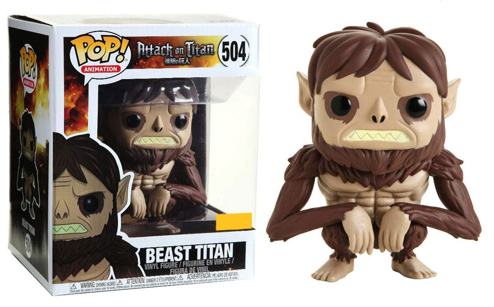 Funko Pop! Attack on Titan 6" Beast Titan Exclusive #504 FUNKO