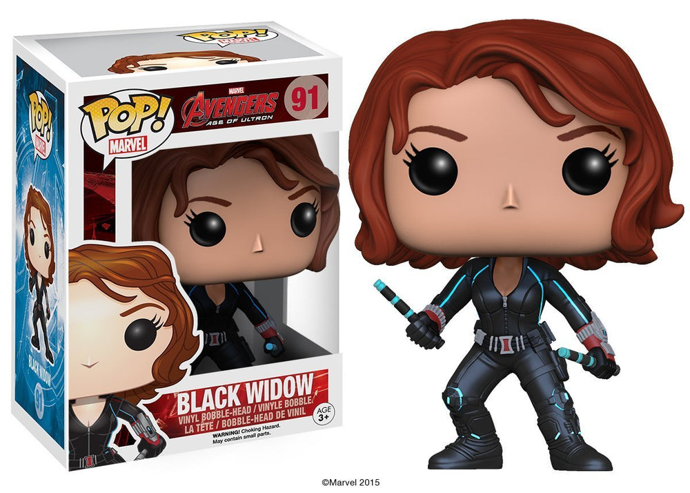 Funko POP Marvel: Avengers 2-Black Widow Action Figure FUNKO