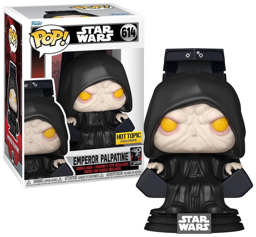 Funko Star Wars Return of the Jedi 40th Anniversary Emperor Palpatine Exclusive Vinyl Figure #614 FUNKO