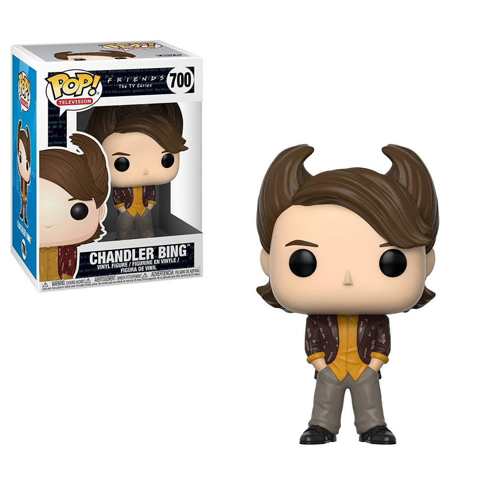 Funko Pop Television: Friends - 80's Hair Chandler Collectible Figure, Multicolor FUNKO