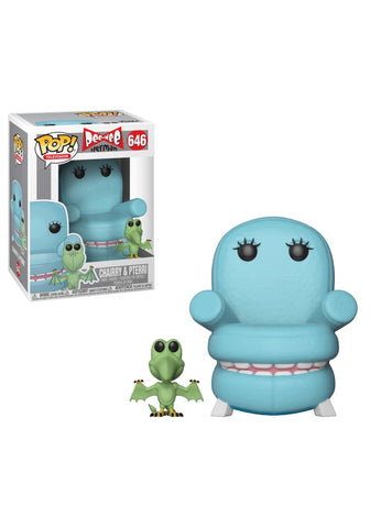 Funko POP! TV: Pee wee's Playhouse Chairry with Pterri Collectible Figure, Multicolor FUNKO