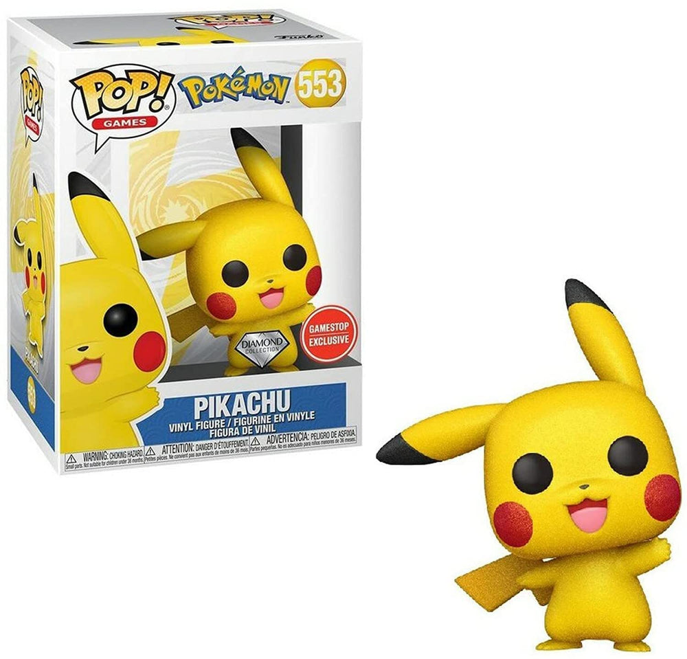 Funko Pop! Games Pokemon Pikachu Waving - Diamond Collection FUNKO