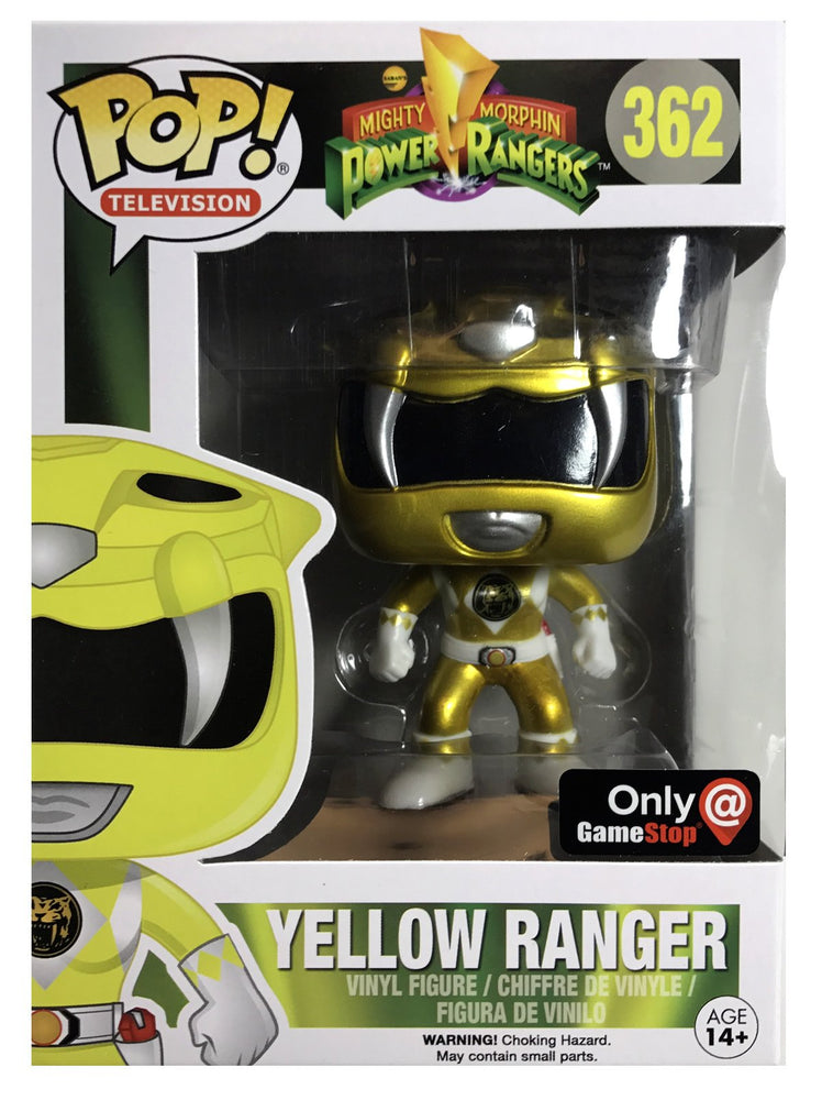 Funko Pop! Television Mighty Morphin Power Rangers Yellow Ranger #362 (Metallic Exclusive) FUNKO