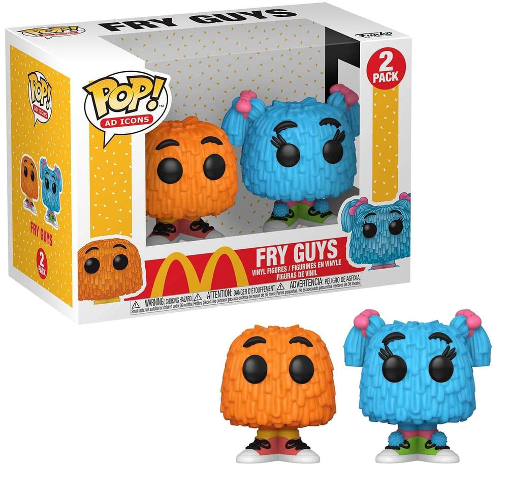 Funko Pop! Ad Icons: McDonald's - 2 Pack Fry Guy (Orange & Blue) FUNKO