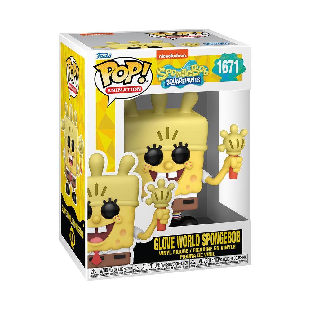 Funko POP! TV: Spongebob Squarepants 25th Anniversary - Spongebob Squarepants with Glove Light - Collectable Vinyl Figure - Gift Idea - Official Merchandise - for Kids & Adults - TV Fans FUNKO
