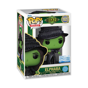Funko Pop! Movies: Wicked Pt. 2 - Elphaba - Glitter - Amazon Exclusive - Collectable Vinyl Figure - Gift Idea - Official Merchandise - Toys for Kids & Adults - Movies Fans - Figure for Collectors FUNKO